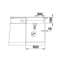 Кухонна мийка Blanco ETAGON XL 6 S-F 528100 чорний