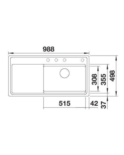 Кухонна мийка Blanco ETAGON XL 6 S-F 528106 сірий беж