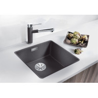 Кухонна мийка Blanco SUBLINE 400-F (523495) темна скеля