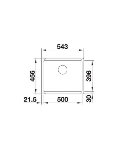 Кухонна мийка Blanco SUBLINE 500-U (523733) глянцевий білий