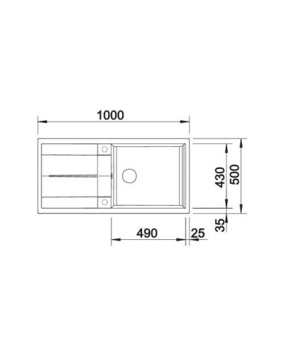 Кухонна мийка Blanco METRA XL 6S (518881) темна скеля