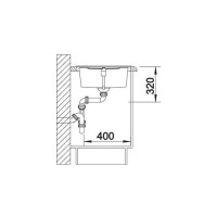 Кухонна мийка Blanco METRA XL 6S (518881) темна скеля