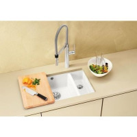 Кухонна мийка Blanco SUBLINE 350/150-U (523742) глянсовий магнолія