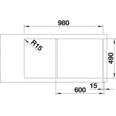 Кухонна мийка Blanco AXIA III 6S (523462) антрацит