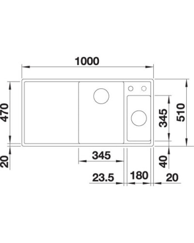 Кухонна мийка Blanco AXIA III 6S (523477) білий