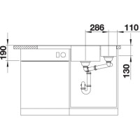 Кухонна мийка Blanco AXIA III 6S (523469) сірий беж
