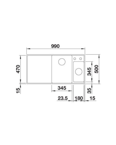 Кухонна мийка Blanco AXIA III 6S-F (523483) антрацит