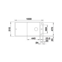 Кухонна мийка Blanco AXIA III XL 6S (523510) антрацит