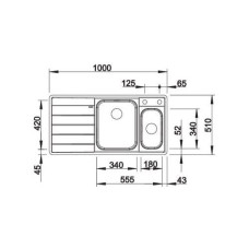 Кухонна мийка Blanco AXIS III 6S-IF (522105)