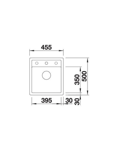 Кухонна мийка Blanco DALAGO 45-F (518847) темна скеля