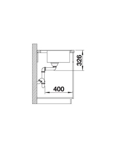 Кухонна мийка Blanco DALAGO 5-F (518530) антрацит