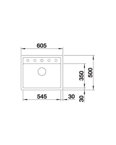 Кухонна мийка Blanco DALAGO 6-F (518851) темна скеля