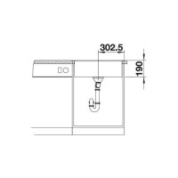 Кухонна мийка Blanco DALAGO 6-F (518851) темна скеля
