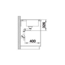 Кухонна мийка Blanco DALAGO 6-F (518851) темна скеля