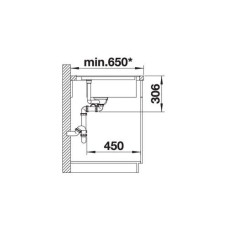 Кухонна мийка Blanco DELTA II-F (523670) антрацит