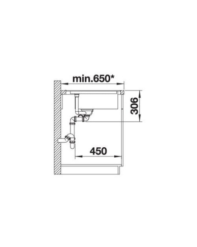 Кухонна мийка Blanco DELTA II-F (523670) антрацит