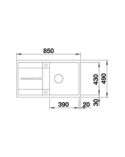 Кухонна мийка Blanco METRA 5 S-F (519097) антрацит