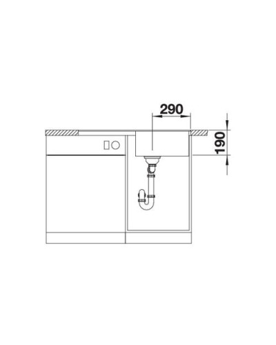 Кухонна мийка Blanco METRA 5 S-F (519097) антрацит