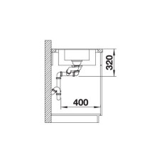 Кухонна мийка Blanco METRA 6-F (519134) антрацит