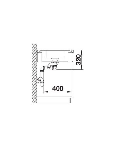 Кухонна мийка Blanco METRA 6-F (519134) антрацит