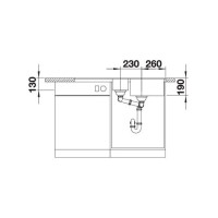 Кухонна мийка Blanco METRA 6 S-F (519118) темна скеля