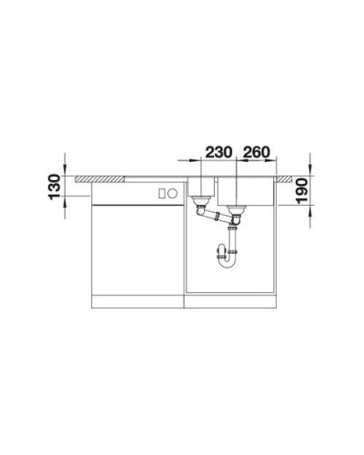 Кухонна мийка Blanco METRA 6 S-F (519118) темна скеля