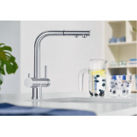 Кухонний змішувач Blanco FONTAS-S II  (525199) PVD steel