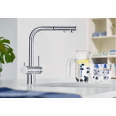 Кухонний змішувач Blanco FONTAS-S II  (525199) PVD steel