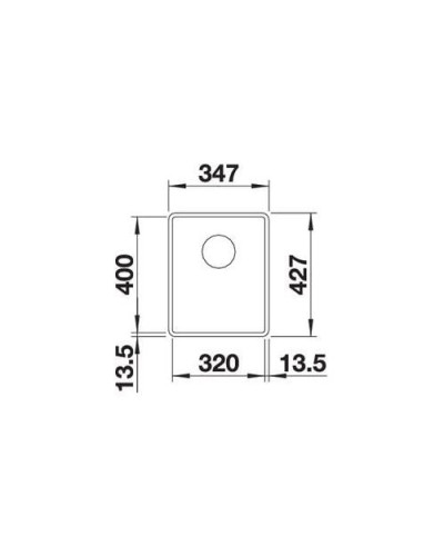 Кухонна мийка Blanco SUBLINE 320-F (523419) білий