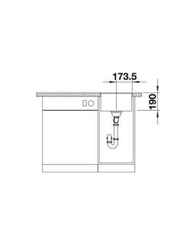 Кухонна мийка Blanco SUBLINE 320-F (523419) білий