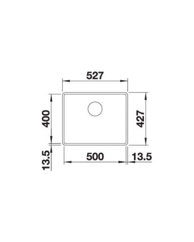 Кухонна мийка Blanco SUBLINE 500-F (523537) кава