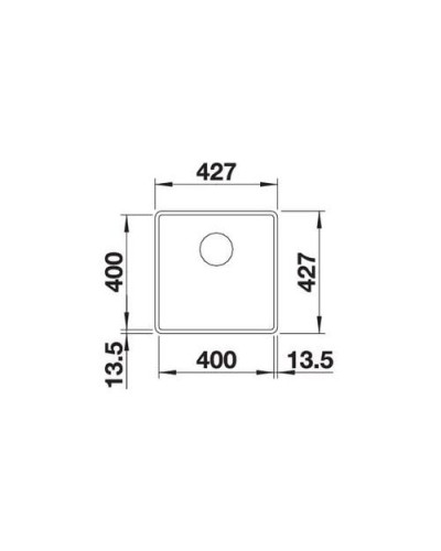 Кухонна мийка Blanco SUBLINE 400-F (523475) антрацит