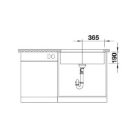 Кухонна мийка Blanco SUBLINE 700-U (523442) антрацит