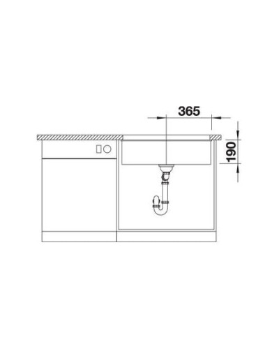 Кухонна мийка Blanco SUBLINE 700-U (523442) антрацит