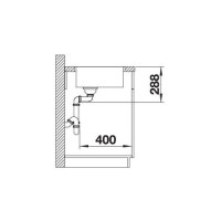 Кухонна мийка Blanco ZEROX 700-IF Durinox (523099)