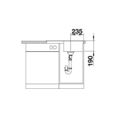Кухонна мийка Blanco ZIA 45S compact (524725) білий