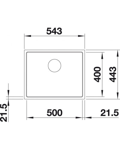 Кухонна мийка Blanco SUBLINE 500-IF SteelFrame (524110) білий / нержавіюча сталь