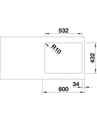 Кухонна мийка Blanco SUBLINE 500-IF SteelFrame (524110) білий / нержавіюча сталь