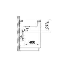 Кухонна мийка Blanco ZEROX 500-IF Durinox (523098)