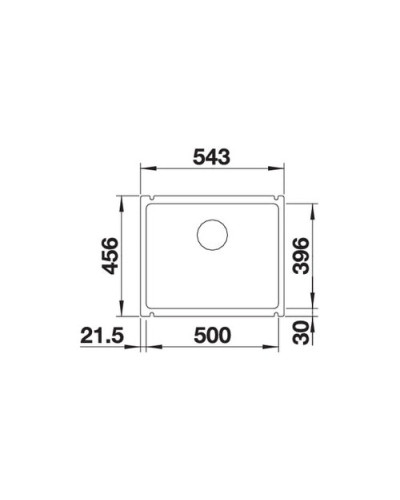 Кухонна мийка Blanco SUBLINE 500-U (523740) чорний