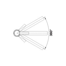 Кухонний змішувач Blanco AMBIS (523118) нержавіюча сталь