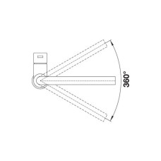 Кухонний змішувач Blanco LANORA (523122) нержавіюча сталь