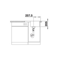 Кухонна мийка Blanco LEMIS 45 S-IF Mini (525115) Нержавіюча сталь полірована
