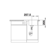 Кухонна мийка Blanco LEMIS 45 S-IF Mini (525115) Нержавіюча сталь полірована