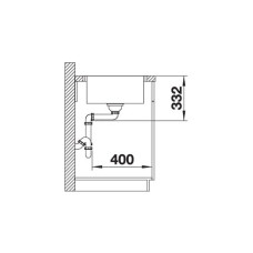 Кухонна мийка Blanco LEMIS 45 S-IF Mini (525115) Нержавіюча сталь полірована