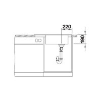 Кухонна мийка Blanco ELON XL 6S (524841) сірий беж