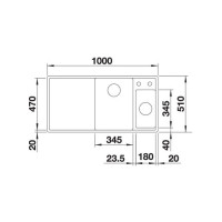 Кухонна мийка Blanco AXIA III 6S (524657) білий