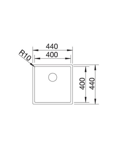 Кухонна мийка Blanco CLARON 400-IF Durinox (523389)