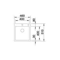 Кухонна мийка Blanco CLARON 400-IF/A Durinox (523392)