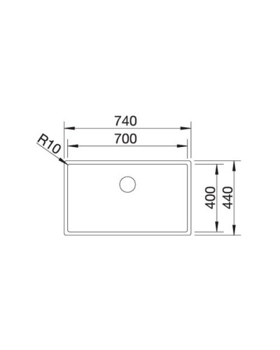 Кухонна мийка Blanco CLARON 700-IF Durinox (523391)